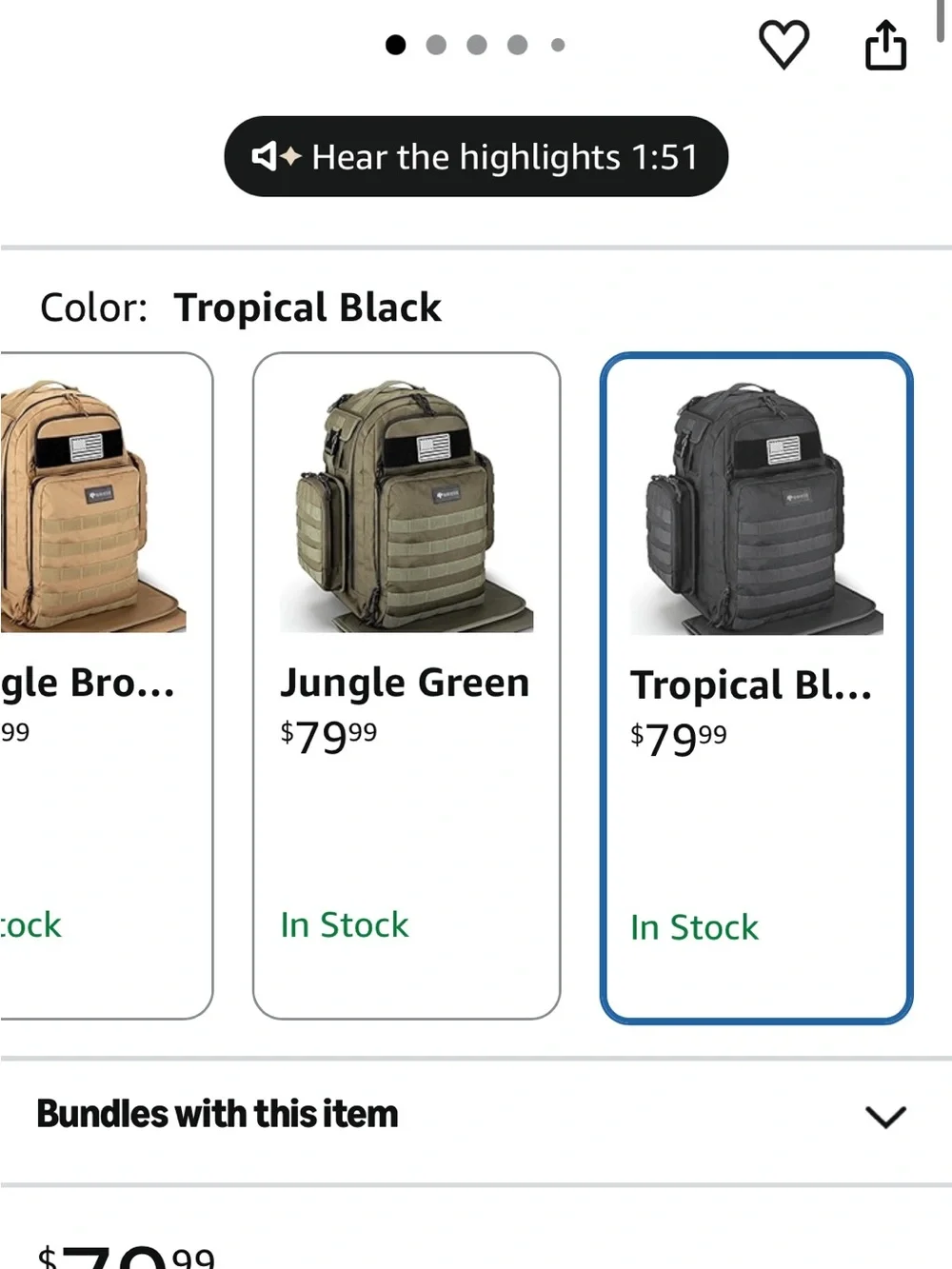 Dinictis Tactical Men's Backpack/Diaper Bag - Black